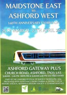 Advert: Exhibition: 140years of Ashford to Maidstone railway including Hothfield Halt