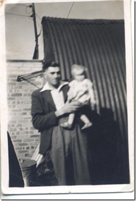 Photo:Baby Linda around 1948 with her dad Bill