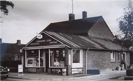 Photo:Mr Sainsbury's shop in the 1950s