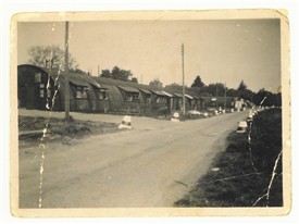 Photo:The huts camp on Cades Road