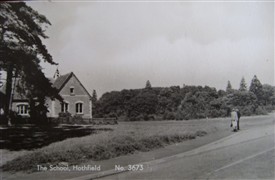 Photo:Hothfield School with the common in the background